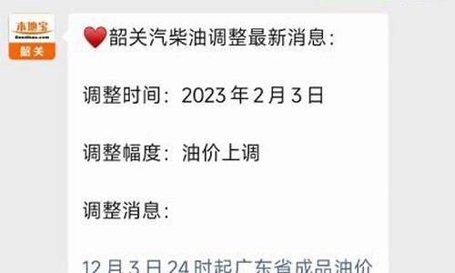 韶关最新油价信息查询_韶关最新油价信息