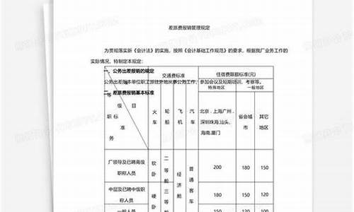 差旅油费报销制度_差旅报销油价规定