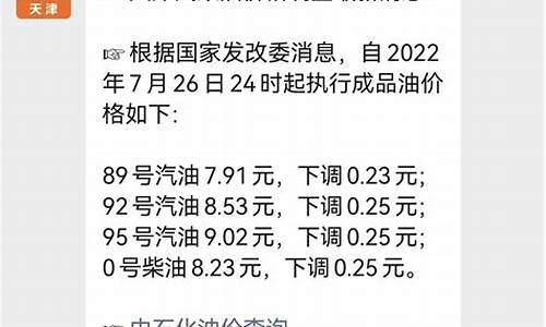 天津油价哪天涨价_天津油价2021首次调价