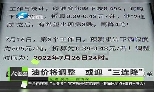 7月26油价预测_2021年7月26日油价